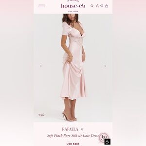 Elegant House of CB Silk Rafaela Dress